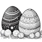 Easter Eggs and Stars 🐣⭐